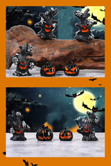 Halloween Micro Landscape Scene Decoration Accessories Tree Demon Ghost Pumpkin Skull Party Supplies Home Party Ornament Terror