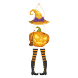 Hanging Scary Pumpkin for Porch