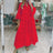 Fitshinling Cotton Long Dress Women Costume Flare Sleeve Slim A-Line Robe Fashion Hollow Out Lace Maxi Dresses Dance Wear - Lootquake