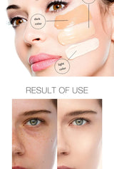 Base de maquillaje líquida de alta cobertura, corrector duradero, crema BB, resistente al agua, control de grasa, maquillaje facial, cosméticos