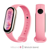 Correas deportivas para Xiaomi Mi Band 8-9 NFC, repuesto de pulsera de silicona Mi Band 9/8, resistente al agua, accesorios para Mi Band 9