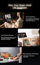 Tablettes Blackview MEGA 2 12 pouces 2K écran Widevine L1 24 Go (8 + 16) Android 15 256 Go 9000 mAh AI caméra principale Pad PC