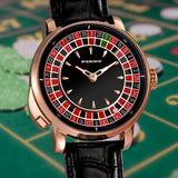 Pindu Player Gambling Series Men's Watch European Roulette Poker Game Fully Automatic Mechanical Sports Design Party Watch - Lootquake