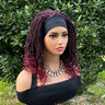 12" Twist Braided Headband Wig | Short Crochet Box Braids | Synthetic Wig for Black Women