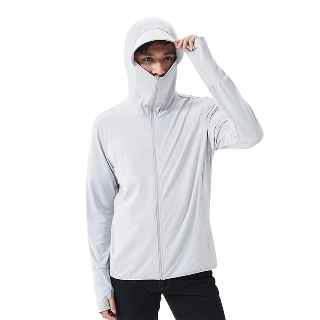 Summer UPF 50+ UV Sun Protection Skin Coats Men Ultra-Light Sportswear Hooded Outwear Men Windbreaker Casual Jackets - Lootquake