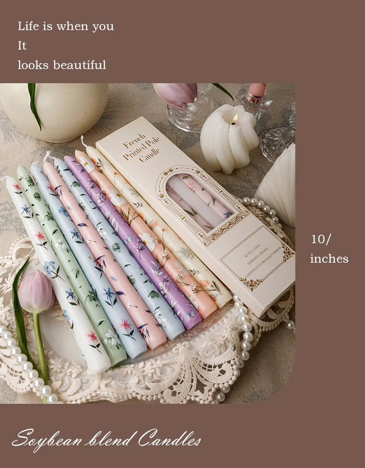 2 velas perfumadas de cera de soja con forma de flor, para aromaterapia, bodas, cumpleaños, fiestas y decoración del hogar.