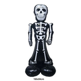 Halloween Theme Standing Balloon Pumpkin Haunted House Spider Cat Foil Balloon Happy Halloween Decor Supplies Kids Gifts