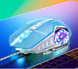 G15 Mechanical Gaming Mouse 7-Color Breathing Light Wired Laptop USB Desktop Office Computer Gaming Mouse Mute