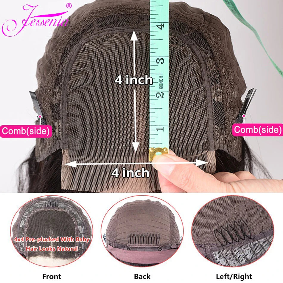 12A Bone Straight Bob Wig | Ready to Go | Glueless | Lace Frontal & Closure Options | Brazilian Remy Human Hair
