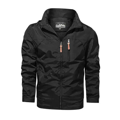 New Functional Waterproof Jacket Men's Autumn Casual Rainproof Detachable Cap Work Coat Hiking Mountain Windproof Windbreaker - Lootquake