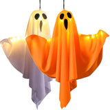 Ghost Decorations Scary LED Ghost Flying Ghost With Flexibly Adjusted Poses Halloween Pendant Decorations Hangable Party Decors