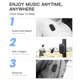 Altavoz Bluetooth portátil para exteriores, altavoz portátil de llamadas Bluetooth con soporte magnético para ciclismo, senderismo y correr.