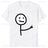 Middle Finger Funny Maniac Printed Man T Shirt Loose Casual Fashion Harajuku Hip Hop T-shirt Hipster Streetwear Comfort Clothing - Lootquake
