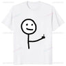 Middle Finger Funny Maniac Printed Man T Shirt Loose Casual Fashion Harajuku Hip Hop T-shirt Hipster Streetwear Comfort Clothing - Lootquake