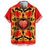 Camisetas hawaianas con estampado gráfico 3D completo, divertidas, con la reina y el rey, para hombre.
