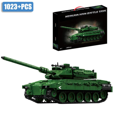 Military WW2 MOC Leopard 2A7 Army Main Battle Tank Soldiers Building Blocks Bricks M1 T90M Tank Set For Children Boys Gifts - Lootquake