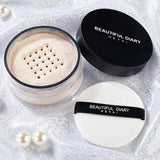 Polvos sueltos profesionales, control de aceite, antisudor, resistentes al agua, base mate, maquillaje de larga duración, translúcidos, polvos fijadores faciales.