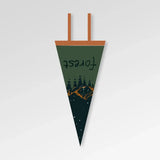 Outdoor Camping Tent Pennant Flags Picnic Canopy Atmosphere Decorations Camp Hanging Flags Holiday Scene Felt Bunting - Lootquake