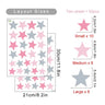 Cartoon Teddy Bear Tent Stars Wall Stickers for Kids Room Nursery Baby Room Decoration Wall Decals Room Interior - Lootquake