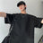 Spliced O Neck Short Sleeve Men T Shirt Summer Korean Harajuku Fashion Casual 2xl Oversized Clothing Black White Streetwear Tops - Lootquake