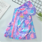 Girls Korean Polar Fleece Outdoor Jacket 4-12 Yrs Children's Autumn Winter Thickened Hooded Windbreaker Kids Girl's Fashion Coat - Lootquake