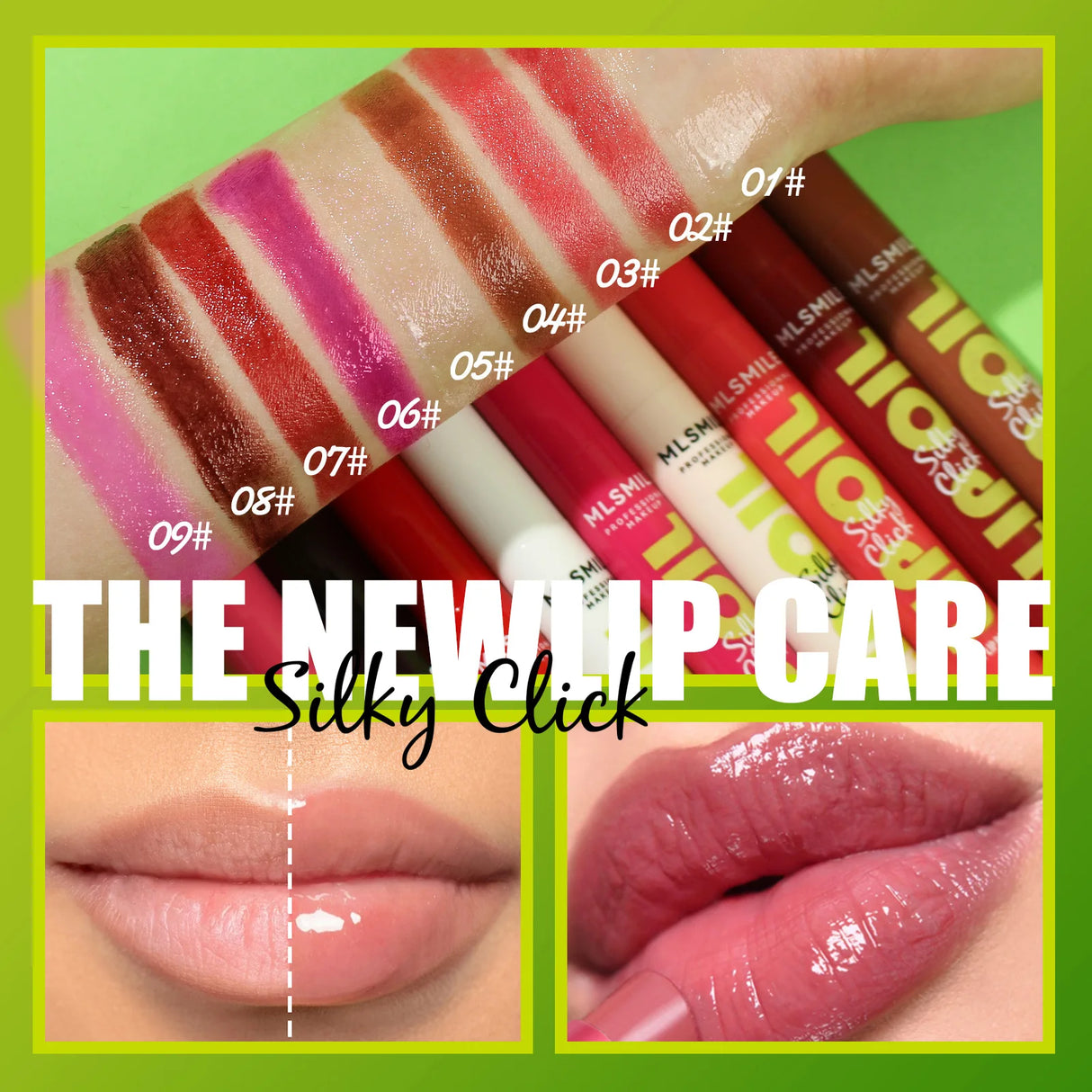 Lipstick Moisturizing Solid Lip Rouge Hydration Lip Gloss 1 set Red Pink Long Lasting Waterproof