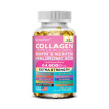 Complex Collagen Capsules, Brighten Skin Tone, Helps Joint, Cartilage & Cardiovascular, Hair, Nails, Digestive Health Supplement