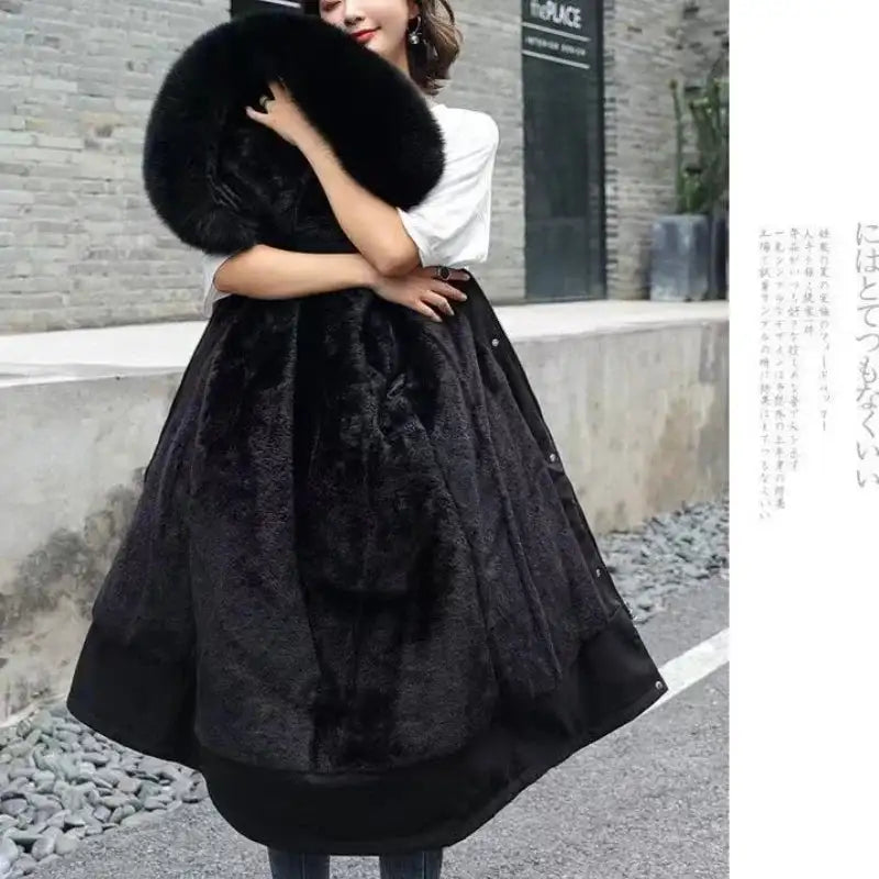 New In Coats & Jackets Women's Winter Padded Jacket Loose Casual Outerwears Fleece Hodded Windbreaker Elegant Office Lady's Coat - Lootquake