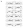 Ensemble de pochoirs à sourcils réutilisables, règle souple, outil de définition des sourcils, guide de dessin des sourcils, style, mise en forme, toilettage, modèle, carte, outils de maquillage