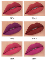 Matte Liquid Lipstick Waterproof Long Lasting Sexy Velvet Lip Gloss Nude Pigment Red Black Women Beauty Makeup Cosmetics