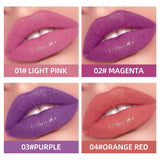 Lip-shaped lipstick seal Sip into makeup lazy blush lipstick Matte makeup effect Moisturizing lip gloss Waterproof non-stick cup