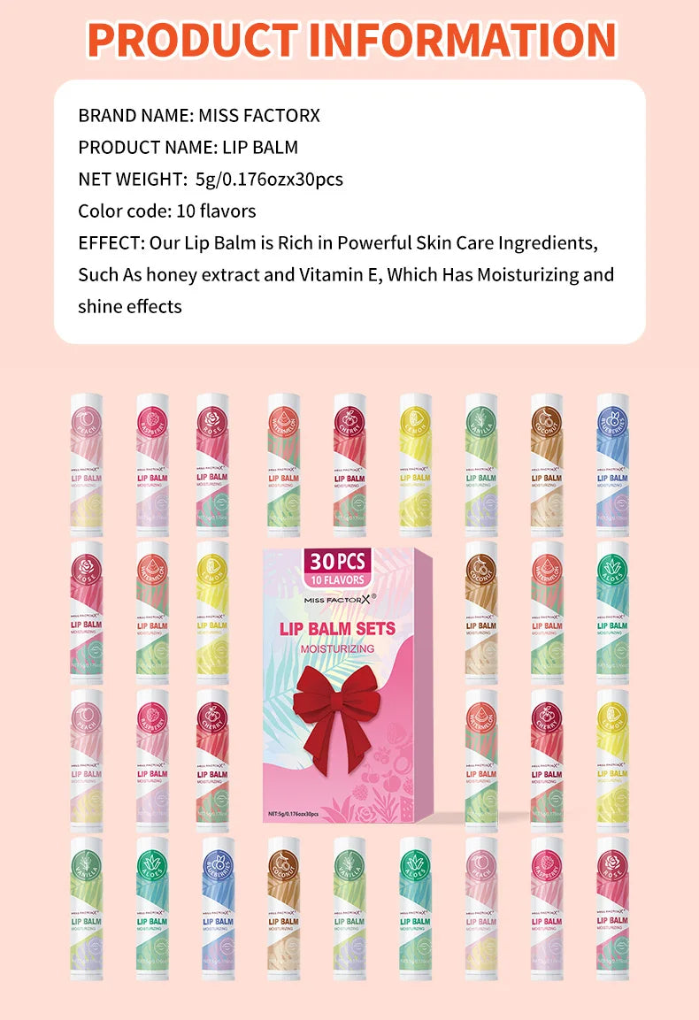 Coffret de 30 rouges à lèvres hydratants, doux, délicats, brillants, pour les lèvres, exclusif pour les femmes, le meilleur choix