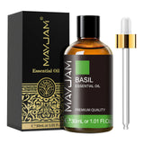 MAYJAM 1PCS 30ML Huile Essentielle d'Aromathérapie Lavande Vanille Jasmin Eucalyptus Menthe Poivrée Huile Aromatique pour Diffuseur Bougie Savon