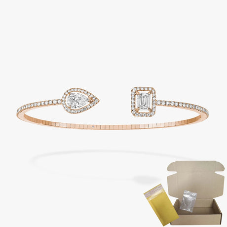 S925 sterling silver women's bracelet, classic MOVE/TWIN series, French diamond bracelet, holiday gift, high-quality jewelry - Lootquake