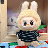 Labubu Clothing V1 V2 Labubu Baby Clothes Multi Color Versatile Short Sleeve Top Cute Cartoon Doll Clothes Children'S Gifts Toys