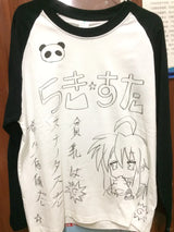 Japanese Cute Contrast Color Splicing Long Sleeve Tshirts Harajuku Kawaii Print Graphic Pullover Tee Loose Call-match Y2k Top - Lootquake