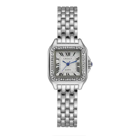 UTHAI Women Watch Light Luxury Brand Stainless Steel Strap Ladies Business Quartz Watches Female Fashion Clock Watch - Lootquake