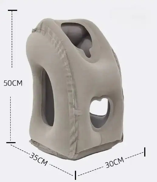Inflatable Travel Sleeping Bag Portable Cushion Neck Pillow for Men Women Outdoor Airplane Flight Train Sleeping Easy - Lootquake