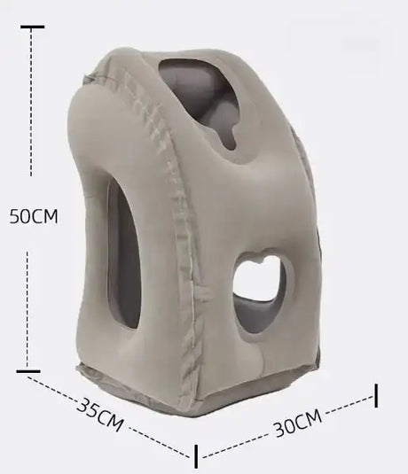 Inflatable Travel Sleeping Bag Portable Cushion Neck Pillow for Men Women Outdoor Airplane Flight Train Sleeping Easy - Lootquake