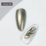 Vendeeni 6 Colors Cream Metal Gel Nail Polish Shiny Platinum UV Soak Off Gel Lacquer Painting Edge Line Gel Varnish For Nail Art