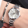 2pcs Set Watch Luxury Women Simple Dial Hollow Strap Fashion Gold Bracelet Quartz Wristwatch Student Ladies Watches Reloj Mujer - Lootquake