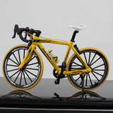 Creative Alloy Bicycle Model Ornament Mini Metal Bike Toy Collectible