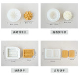 Molde de silicona para velas perfumadas con forma de galleta, para modelar velas, para hacer tú mismo, para hornear pasteles y yeso, herramientas para decorar pasteles.
