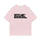 Rapper Destroy Lonely Alyx Print Tshirt Mens Oversized Cotton Short Sleeve Tees Men Hip Hop Rap Style T-shirt Man Street T Shirt - Lootquake