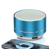 Altavoz Bluetooth portátil A10, música estéreo envolvente, minialtavoz subwoofer USB para exteriores, reproductor de audio, altavoz, micrófono, compatible con tarjeta SD
