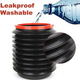 4L Portable Folding Garbage Bin - Multifunctional Telescopic Mini Storage Bin for Car