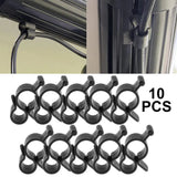 10 Pcs Camping Awning Hooks Clips RV Tent Hangers Light Hanger For Caravan Camper Multi Use RV Traveling Tent Clip Light Hanger - Lootquake