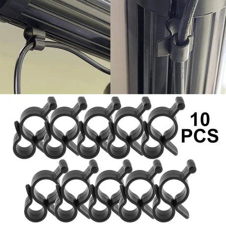 10 Pcs Camping Awning Hooks Clips RV Tent Hangers Light Hanger For Caravan Camper Multi Use RV Traveling Tent Clip Light Hanger - Lootquake
