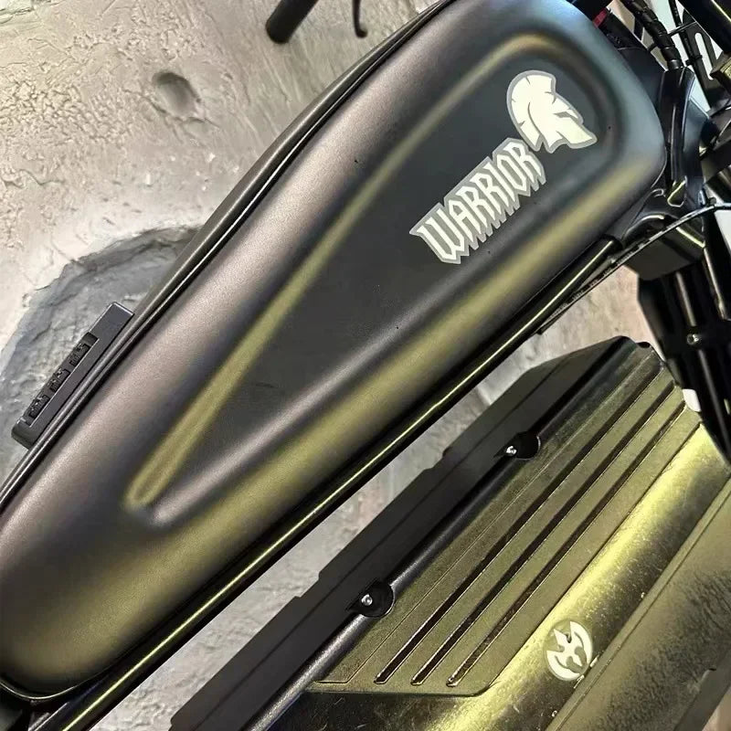 Bicicleta eléctrica de carretera Ebik Black Warrior de 3000 W, 60 V, 45 Ah, para adultos, todoterreno de 20 pulgadas, con neumáticos anchos, 2000 W.