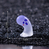 Cute Halloween Mini Luminous Ghost Miniature Landscape Ornaments Resin Diy Home Decorations Desktop Decor Crafts Party Gifts